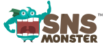 sns몬스터로고