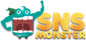 sns몬스터로고